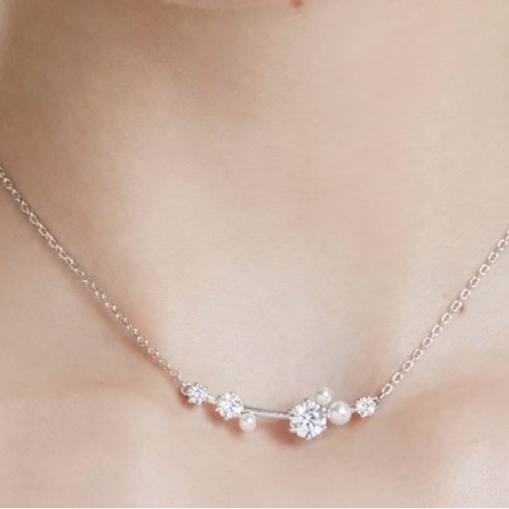 Swarovski Constella Necklace with White Crystals - Brand New. No tags.